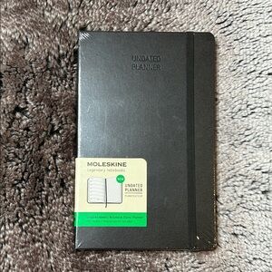 NWT Moleskine Classic Black Undated Notebook